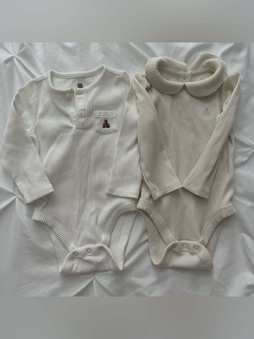 Baby Gap long sleeve body suits (2)